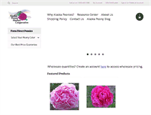 Tablet Screenshot of alaskapeonymarket.com